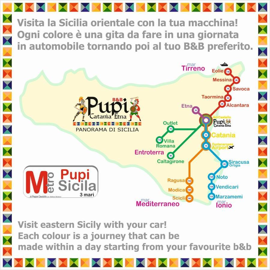 Pupi Catania Etna B&B - #Viaggiosiciliano Eksteriør billede